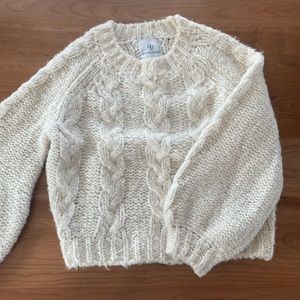 Anine bing cream sweater